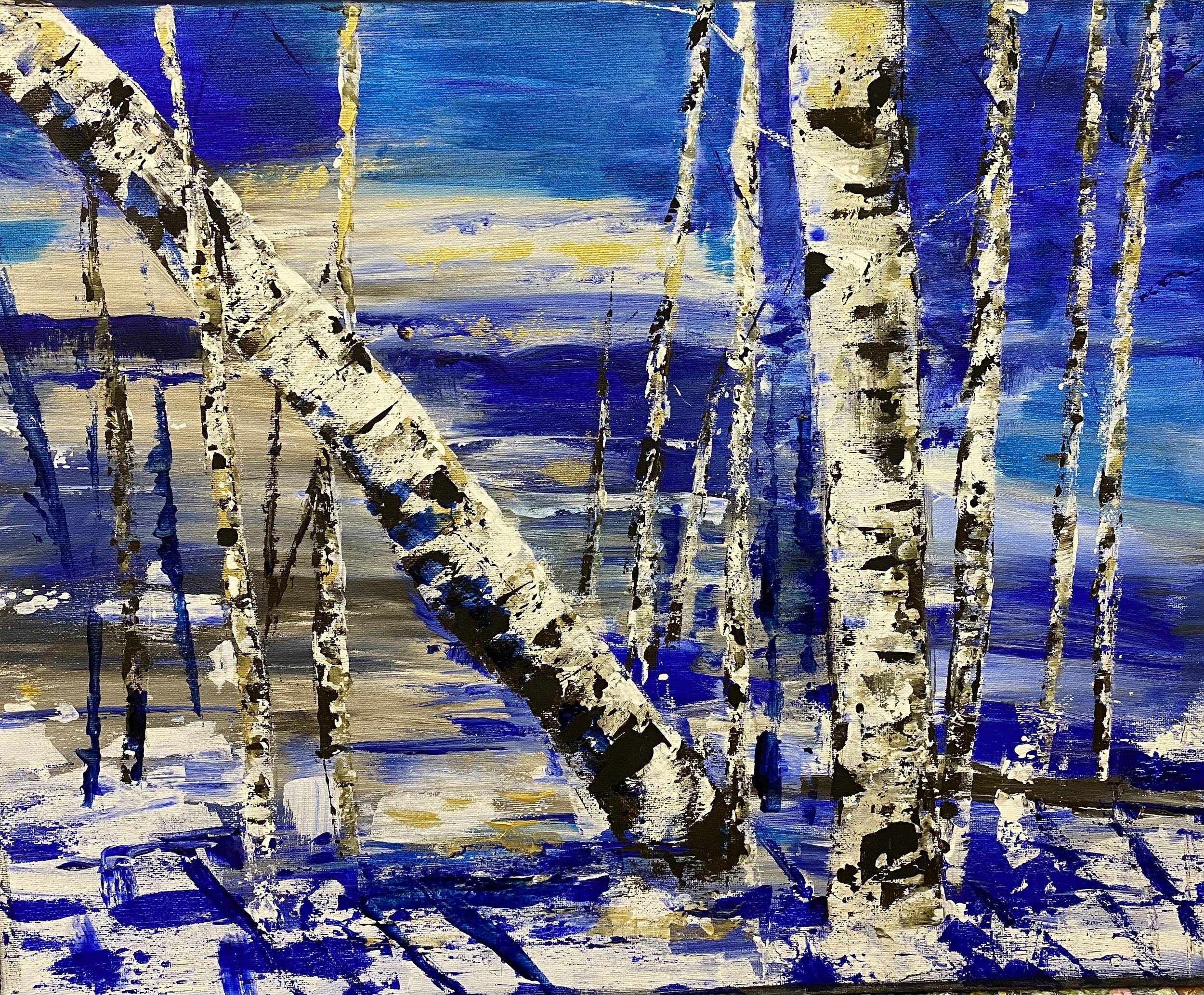 Aspen Blues
20 x 16 in. acrylic