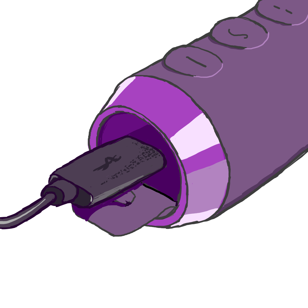  Micro-USB charging port with charge cord 