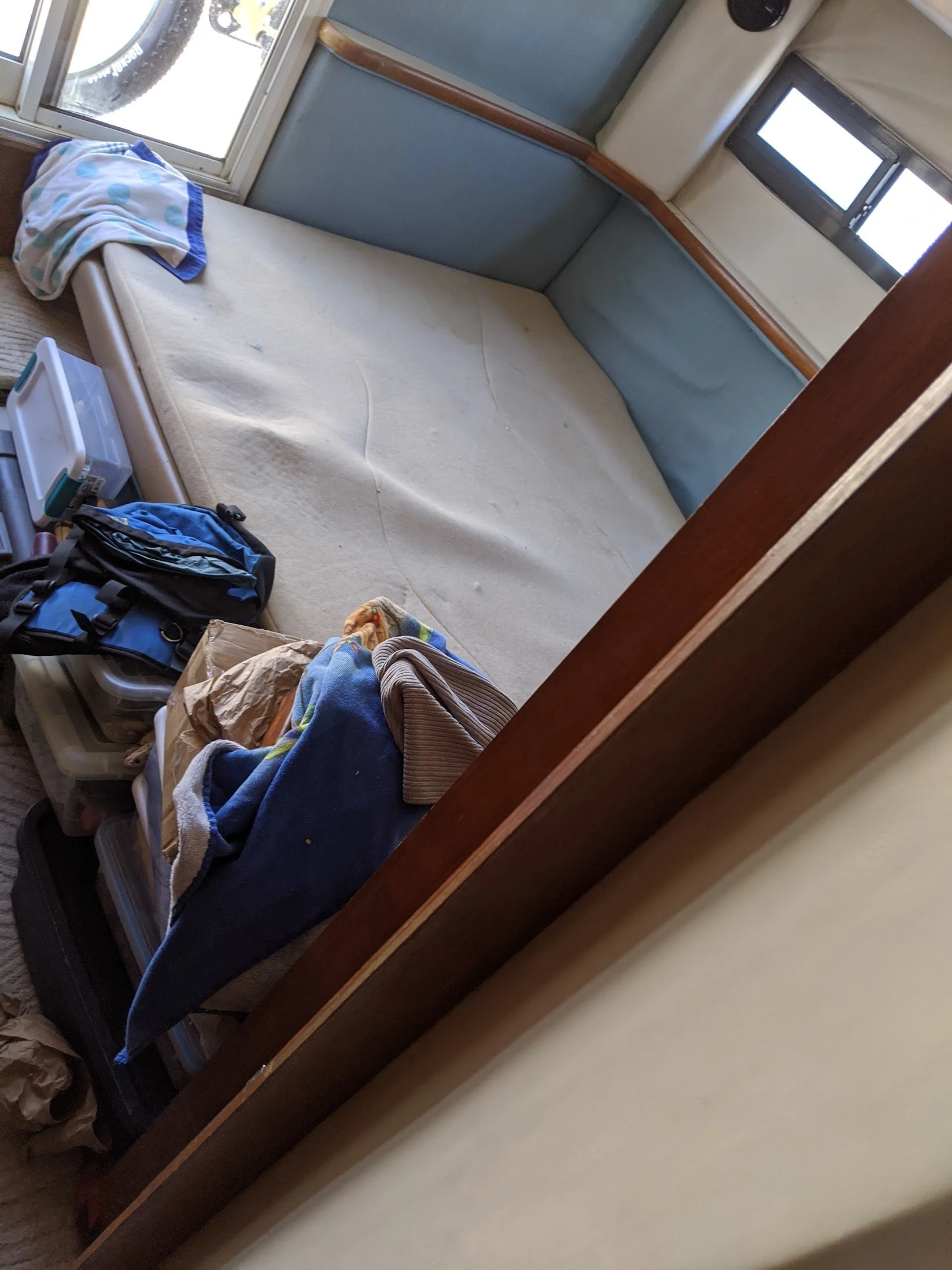 Aft Cabin in the beginning.