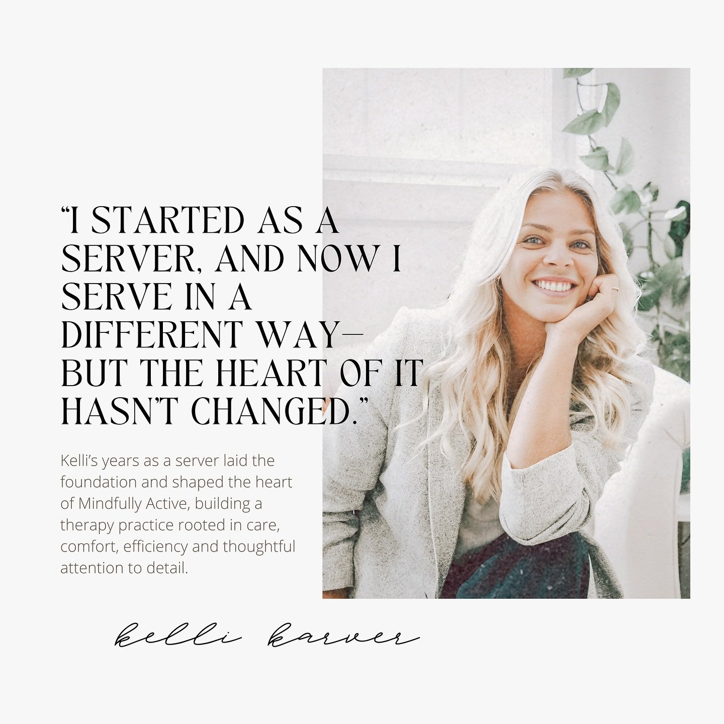 Basically&hellip;.. we&rsquo;ve made an often challenging time a little bit easier and we pride ourselves on that. 

If we&rsquo;ve never met, hi! I&rsquo;m Kelli 🙋🏼&zwj;♀️

I started working in restaurants at 14, where I learned how to make people
