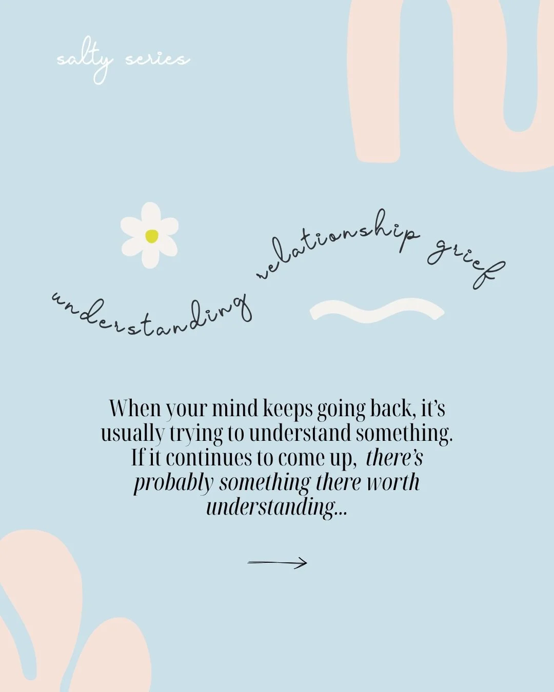 The end of a relationship isn&rsquo;t just about losing a person: It&rsquo;s the loss of routines, the future you imagined, and that version of who you were with them. 

You may find that your mind may keep going back, replaying conversations, wonder