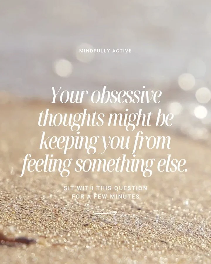 Oftentimes the thing your brain chooses to obsess over isn&rsquo;t actually what you should be focusing on&hellip;

Your mind might latch onto a conversation, something you need to get done, a decision you have to make, your appearance, something som