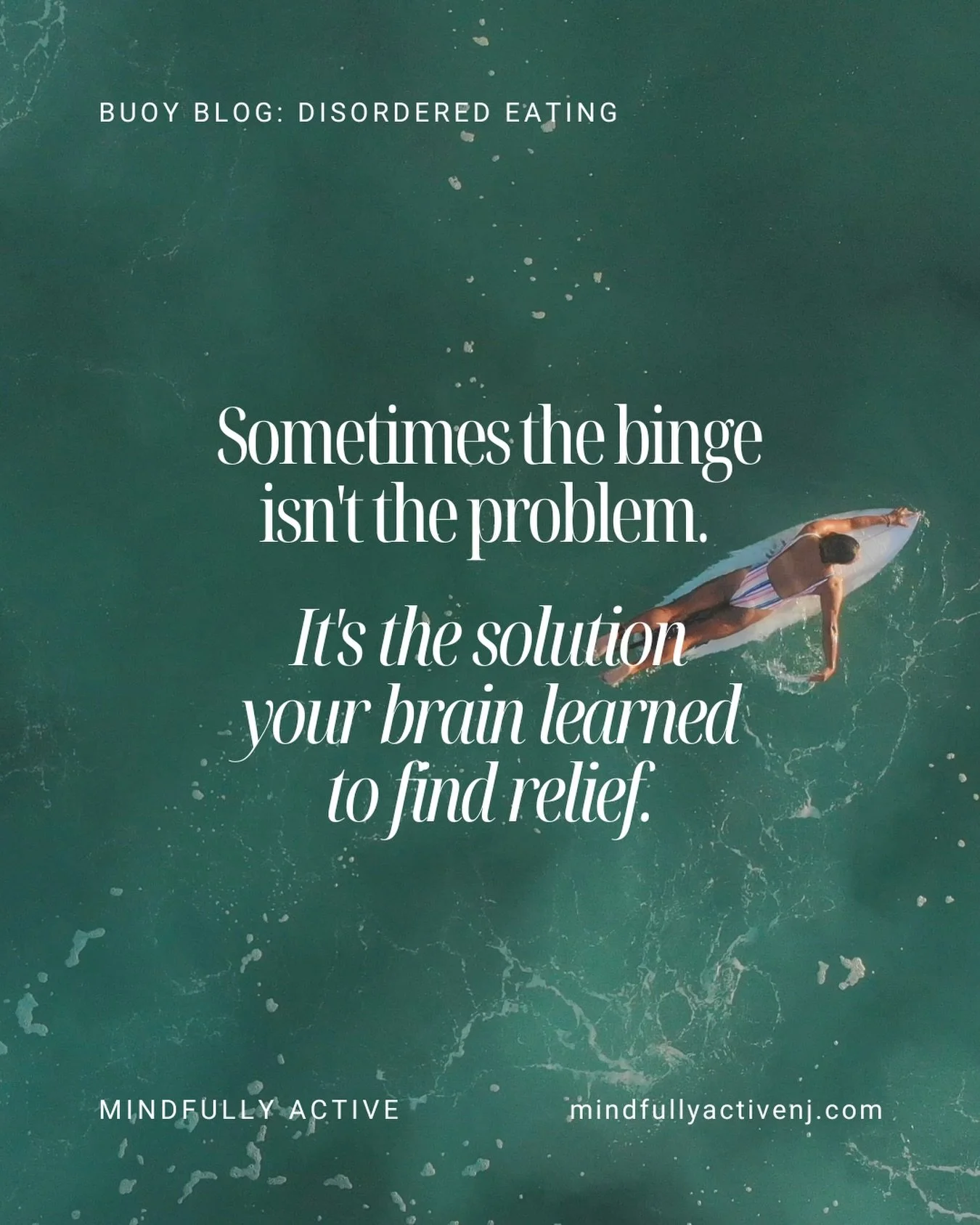 For many people, binge eating isn&rsquo;t driven by a lack of willpower or self-control. It&rsquo;s driven by the brain&rsquo;s attempt to escape something uncomfortable.
READ THAT AGAIN ‼️

During a binge, attention shifts away from obsessive though