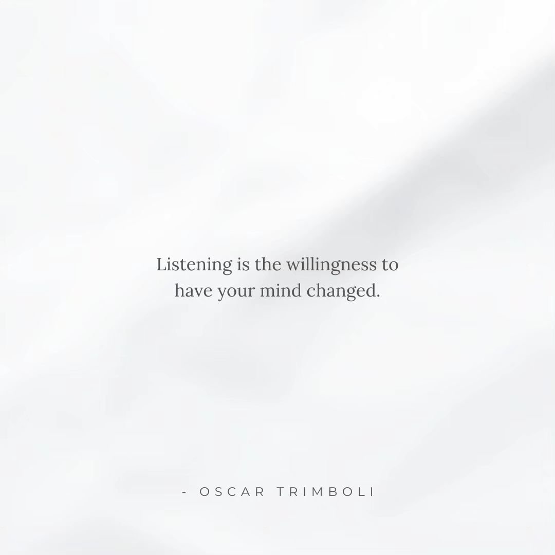 💭 current reads: how to listen | discover the hidden key to better communication

#howtolisten #bettercommunication #workplacecommunication #oscartrimboli #deeplistening