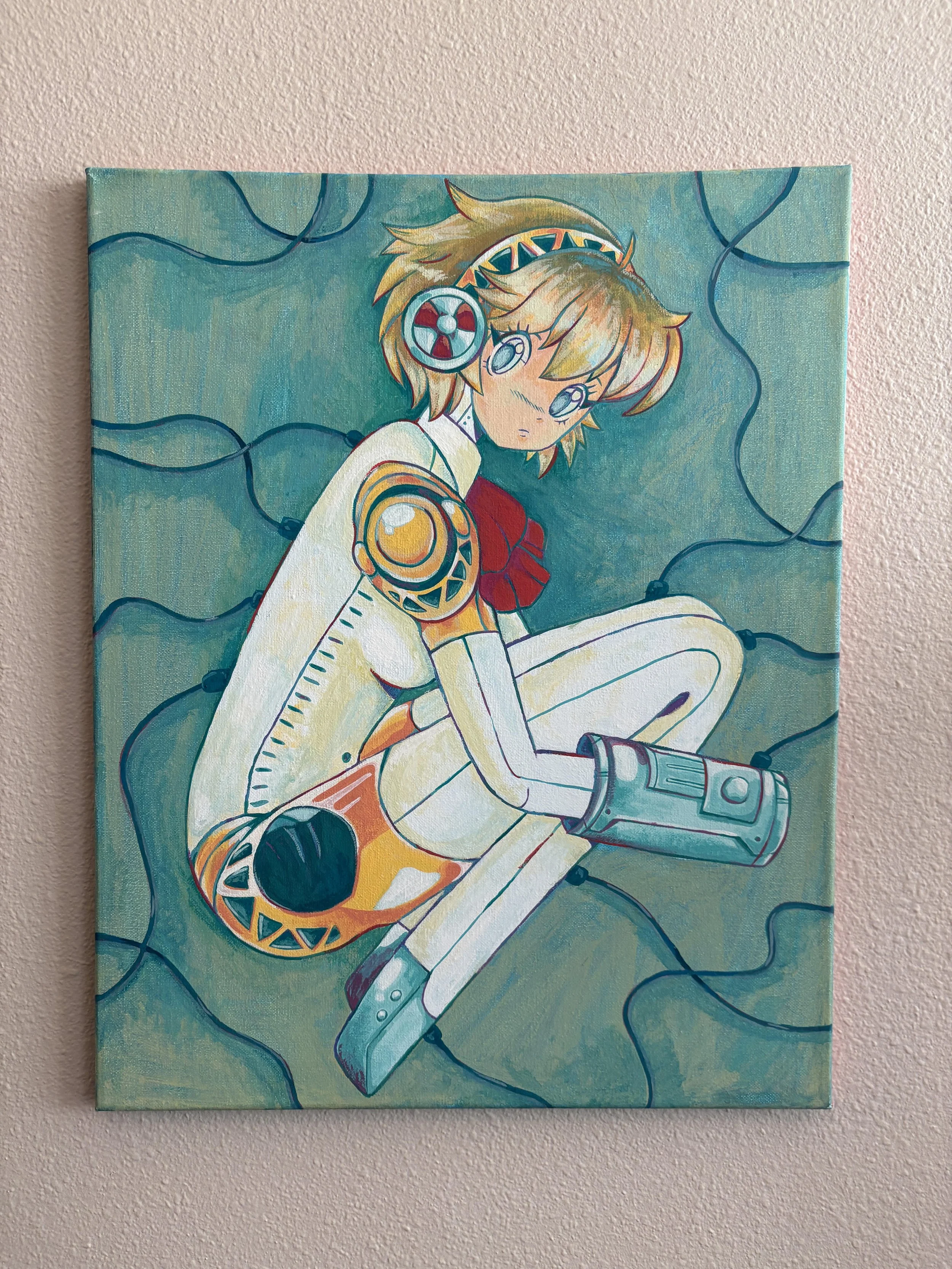 Self Directed Project, Gouache on 16x20 Canvas, 2026