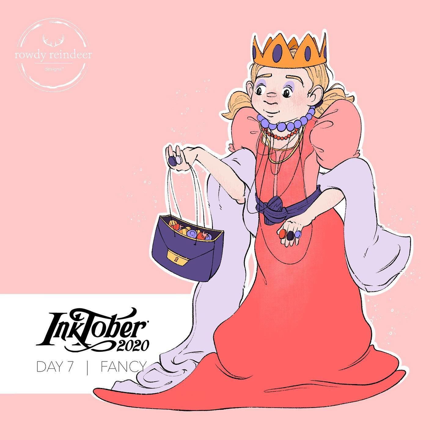 Day 7: Fancy 💃🏻

Not my favorite.. but it&rsquo;s done and I&rsquo;m moving on! Day 8 is a fun one - stay tuned 😊 

#illustration #art #inktober2020 #inktober #inktober2020fancy #inktober2020day7 #procreate #procreateart #procreateillustration