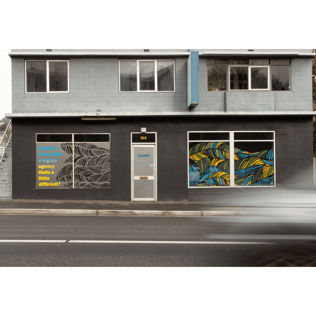 Window Signage for our new HQ