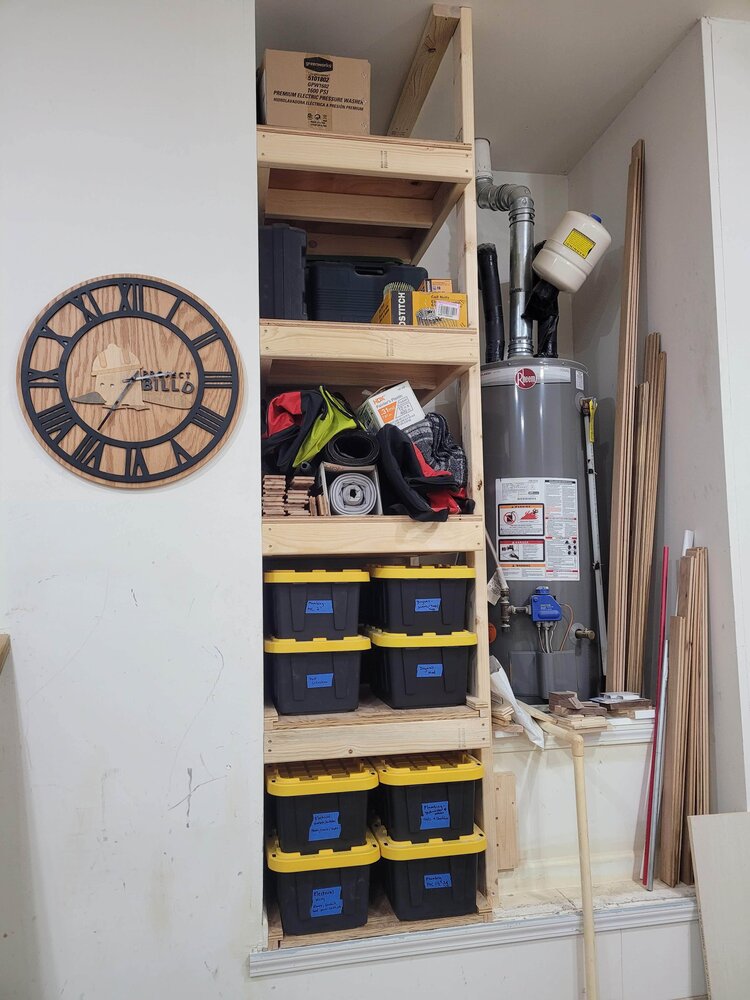DIY Pull Out Shelf for Appliance Garage - Lemon Thistle