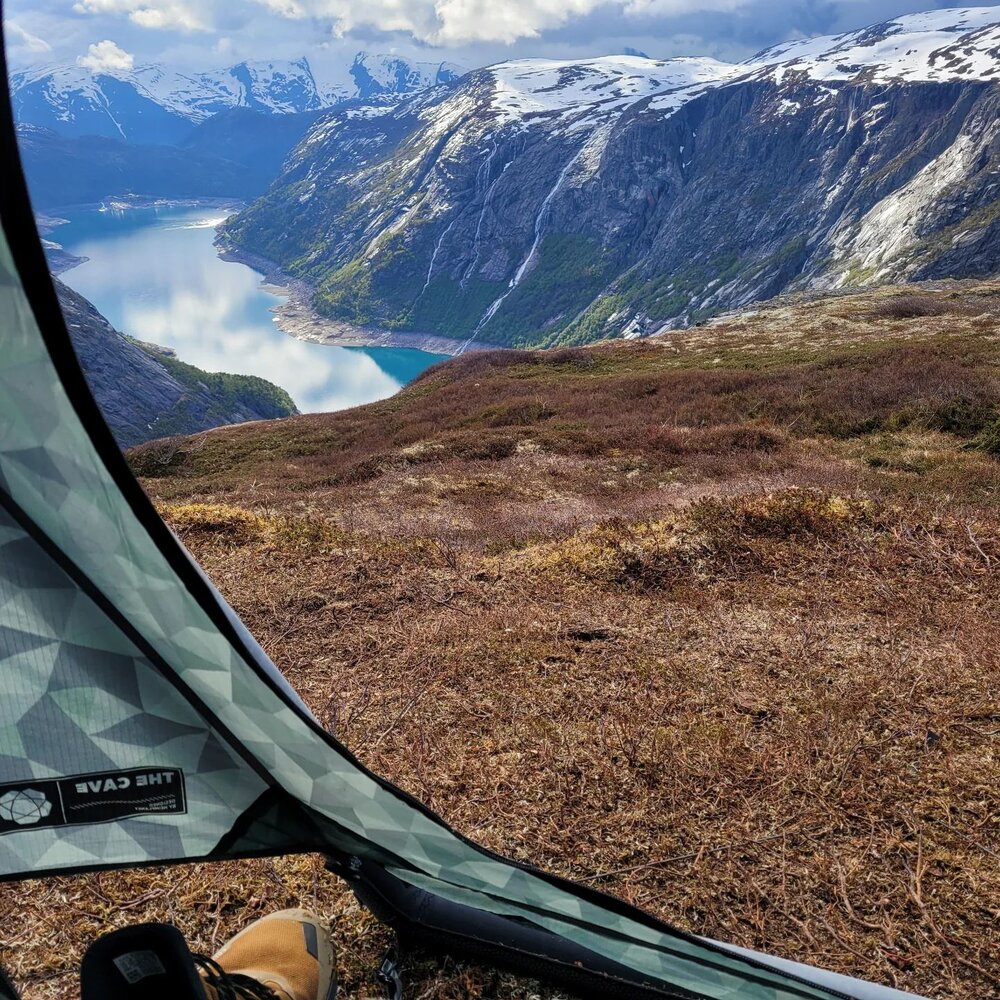 Not a bad place to camp...

#trolltunga #norway #travel #camp #camping