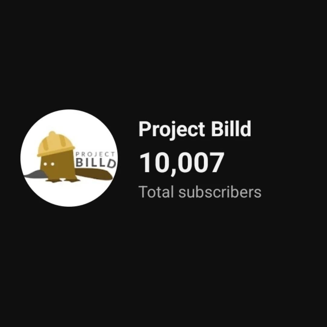 Starting the new year off by hitting 5 digits!

When I started making videos I always hoped I'd have some success, but to see things growing and my work actually helping other people... It's a pretty amazing feeling.

#diy #youtube #projectbilld