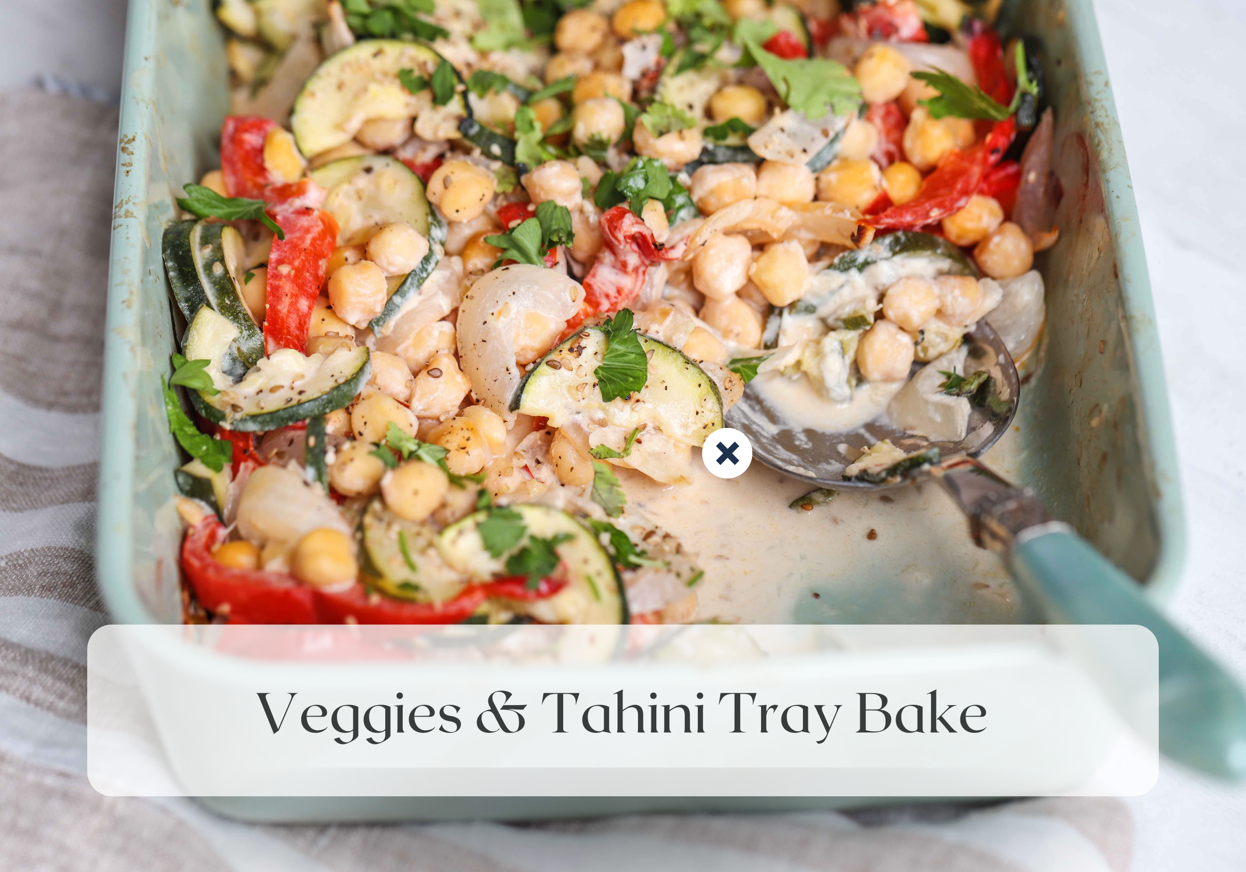 Meatless Monday: Veggies &amp; Tahini Tray Bake