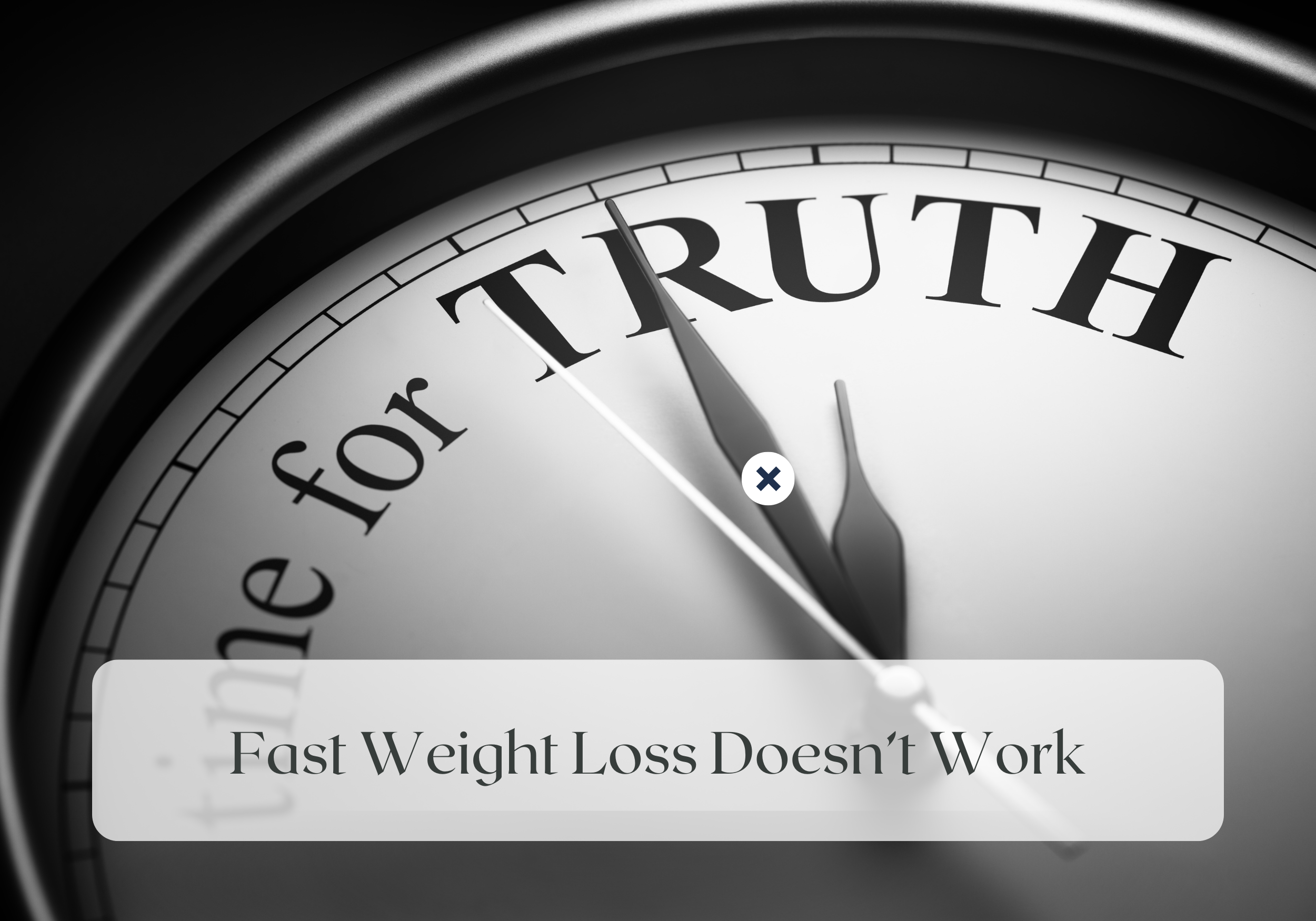 Wellness Wednesday: Fast Weight Loss Doesn’t Work