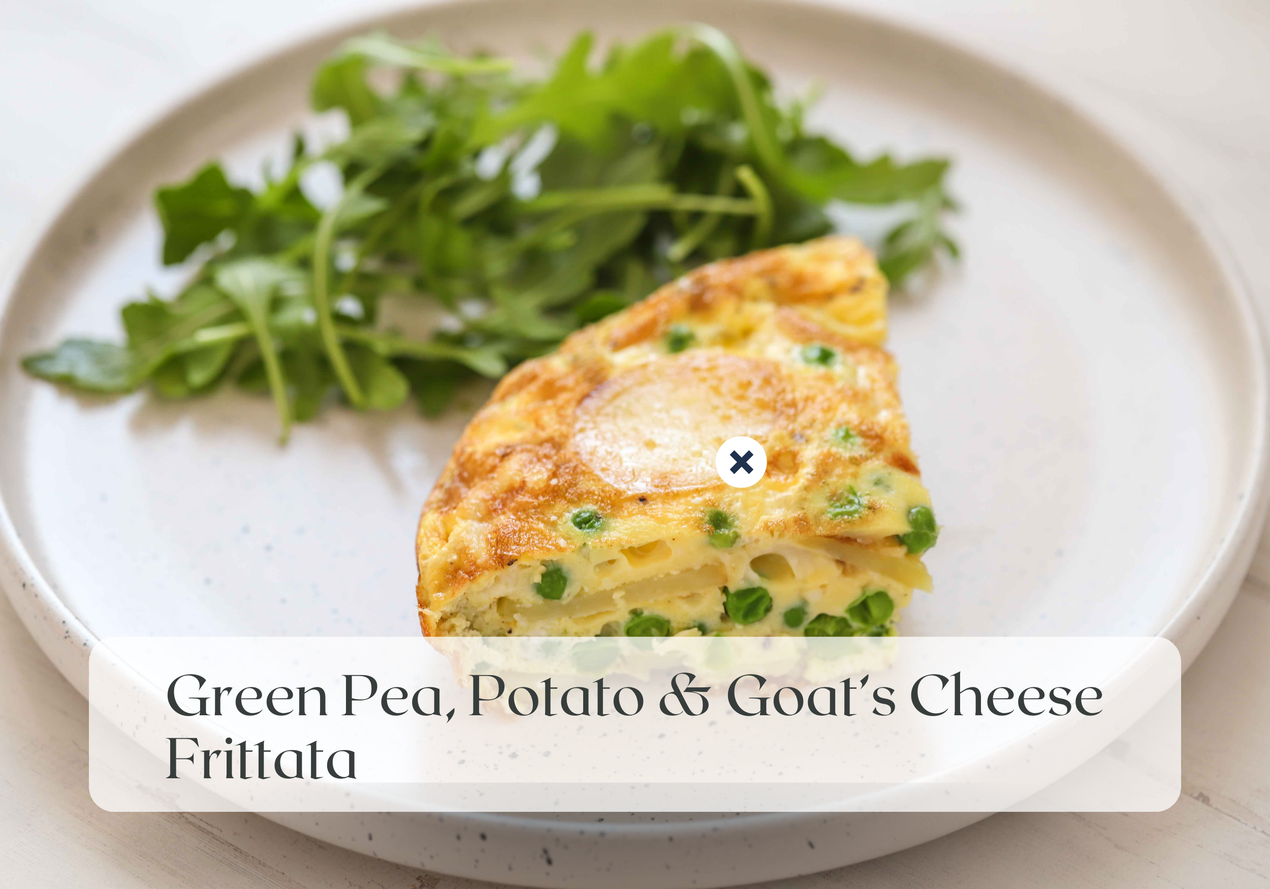 Meatless Monday: Green Pea, Potato &amp; Goat’s Cheese Frittata