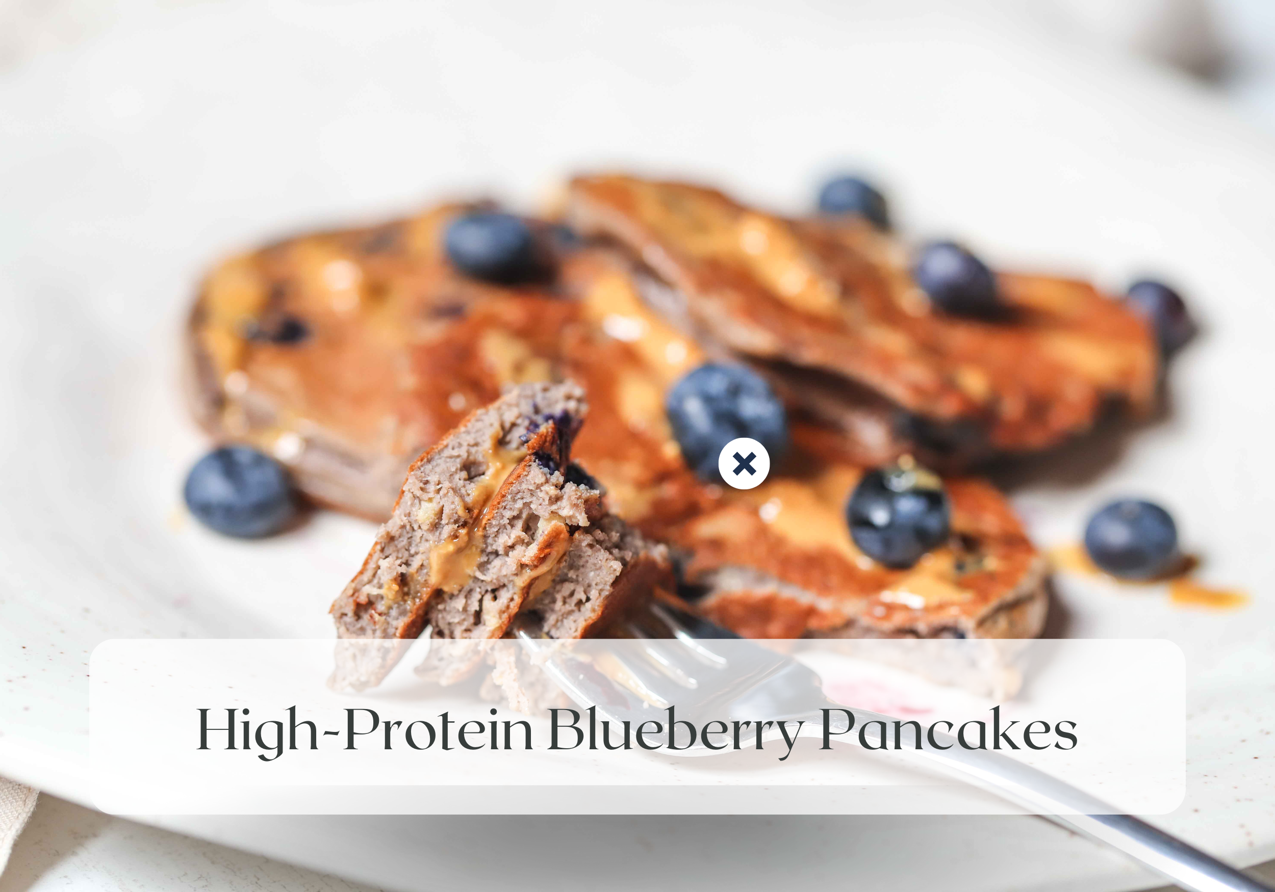 Meatless Monday: High-Protein Blueberry Pancakes