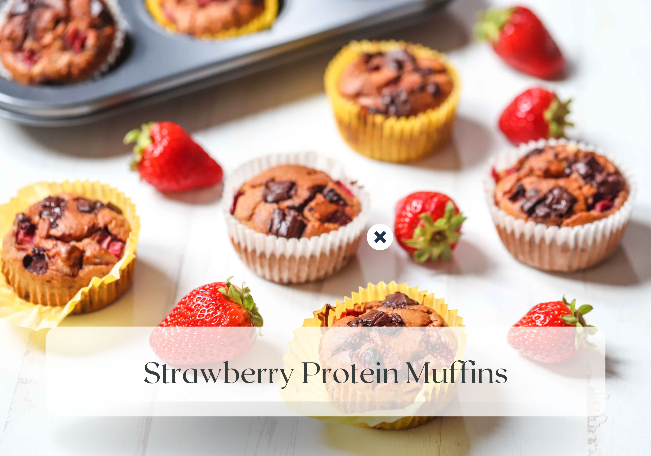 Meatless Monday: Strawberry Protein Muffins