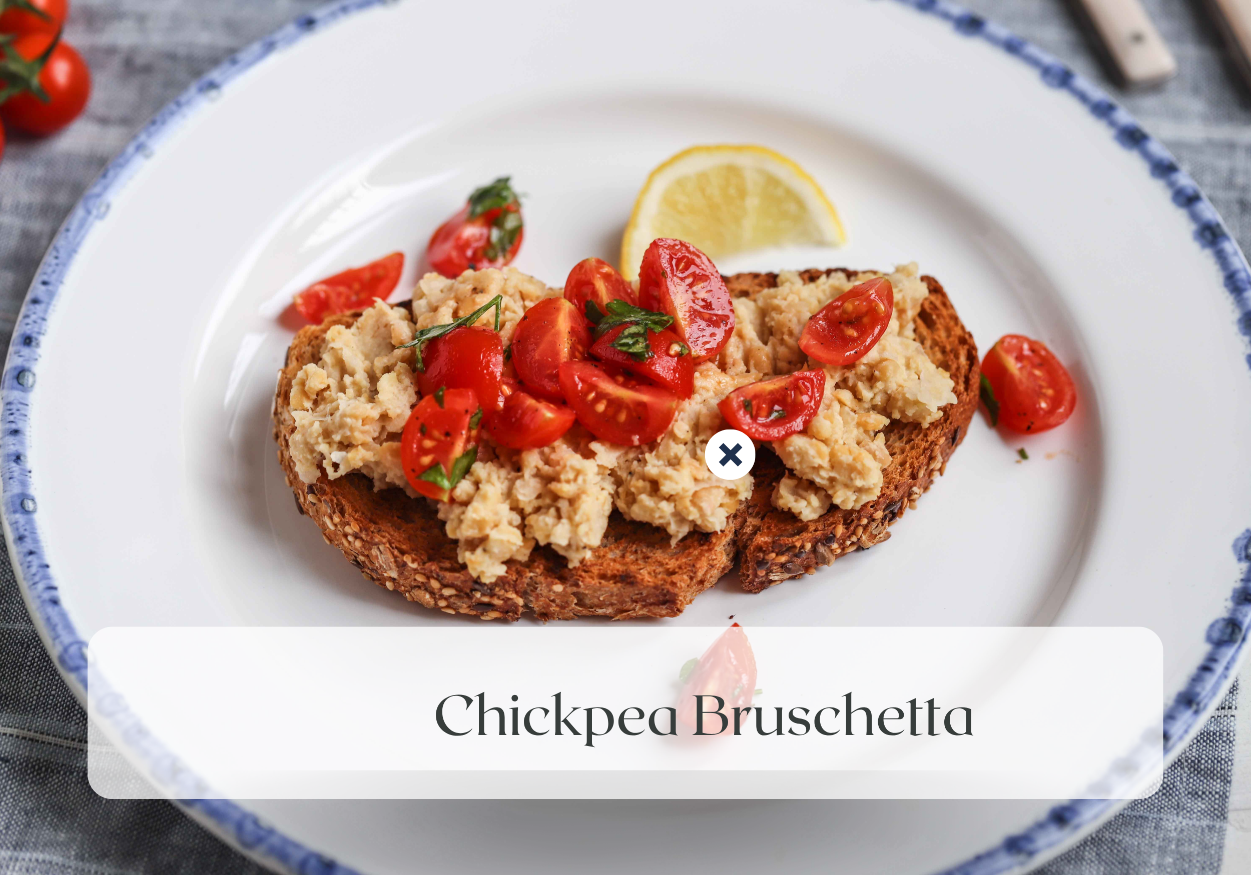 Meatless Monday: Chickpea Bruschetta