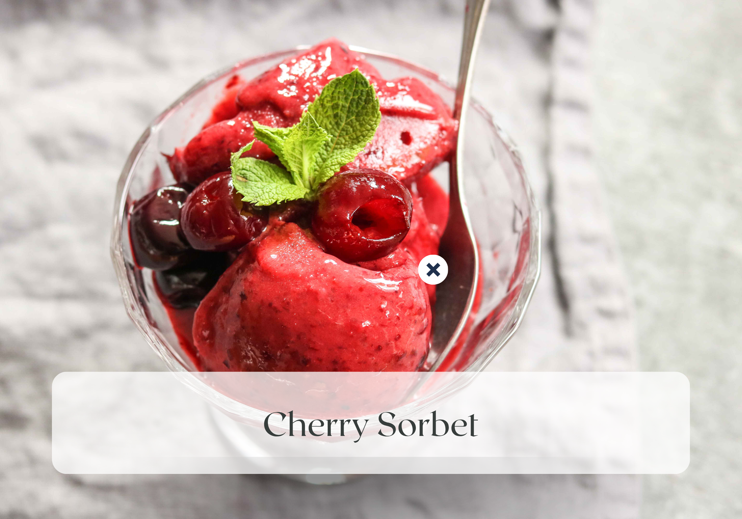 Meatless Monday: Cherry Sorbet