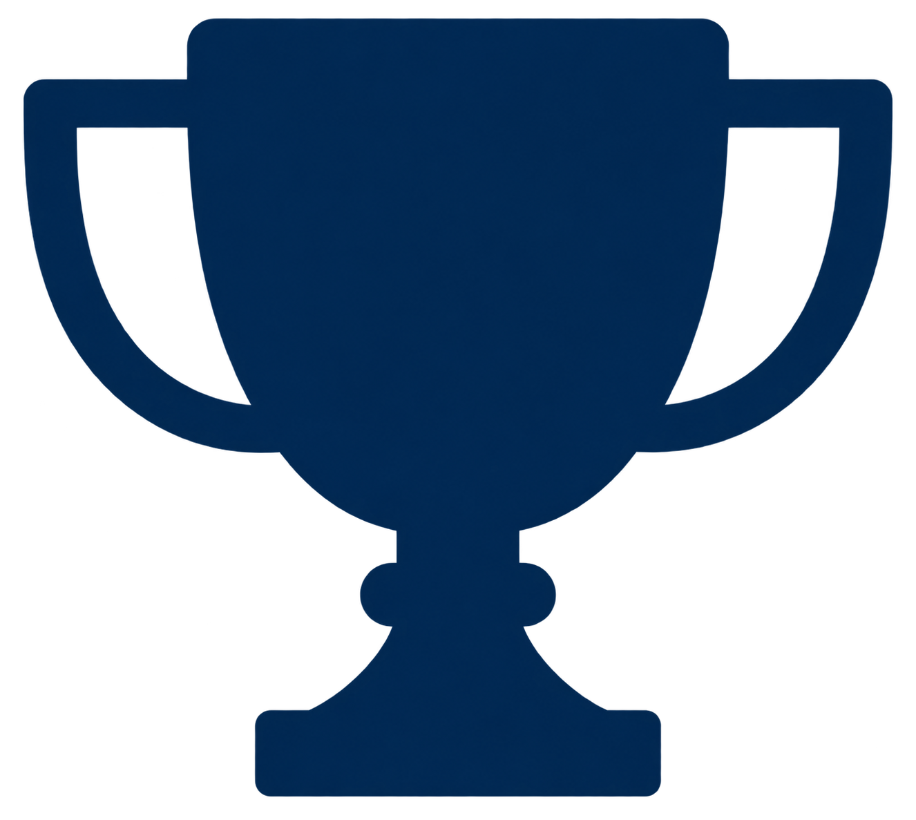 Icon of a blue trophy cup