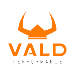 VALD Performance logo with a stylized orange animal head above the company name in orange and black text