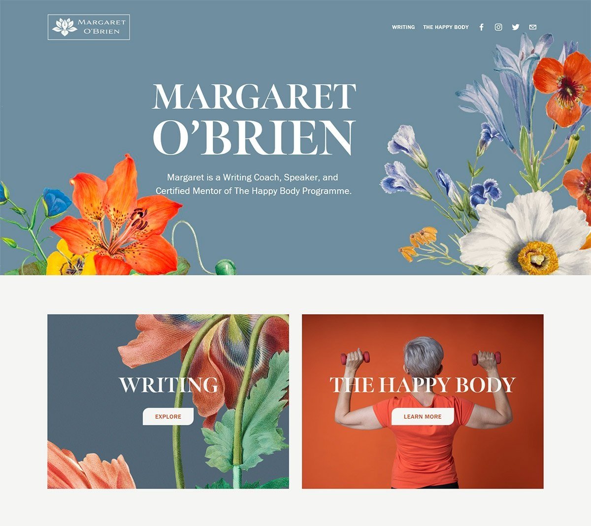 Margaret OBrien Website design by Gwarlingo Studio.jpg