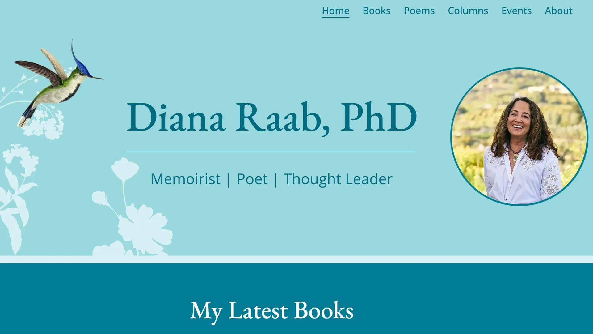 Diana Raab, Poet & Author