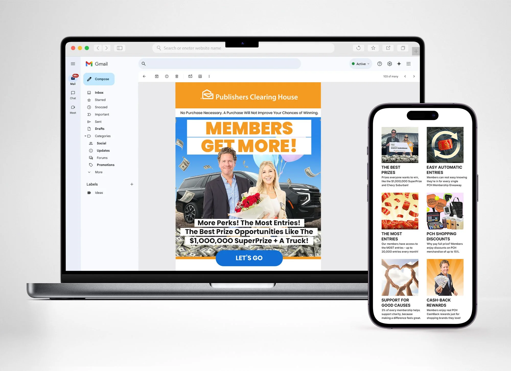 Membership push with sweeps and e-comm benefits. High CTR and conversions per marketing, but hard metrics were not provided.