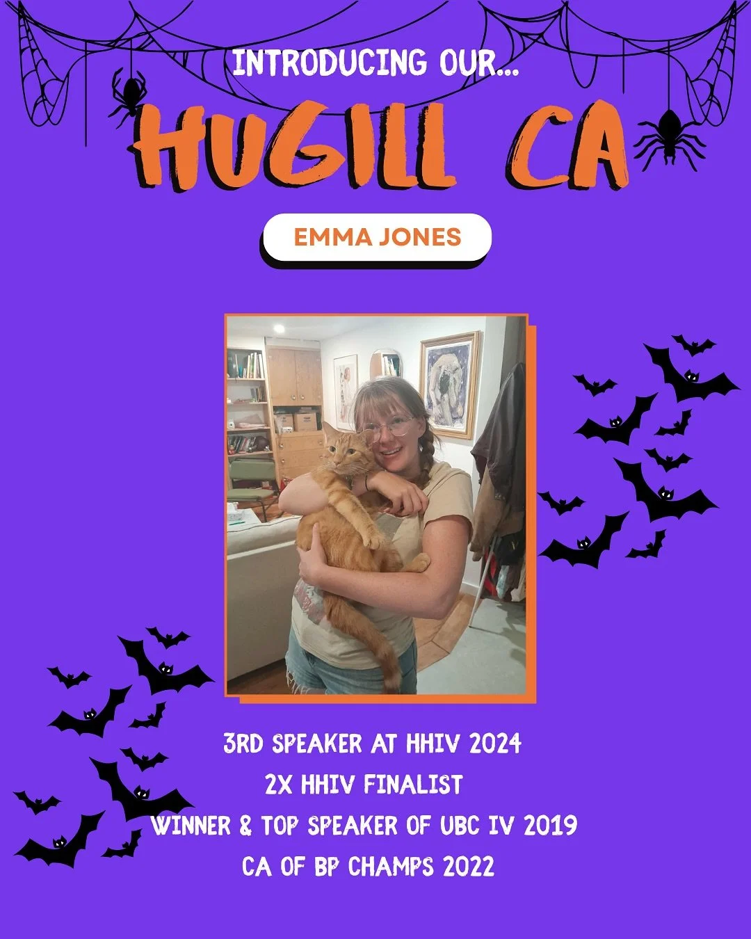 🎙️ MEET OUR CA Emma AND DCA Tenisha for Hugill 2025 😁😁😁

🥳 How lucky are we to have these two on the A-Team?!

 🎃 There is still time to register for Hugill 2025&hellip;.see you there!! 🕯️