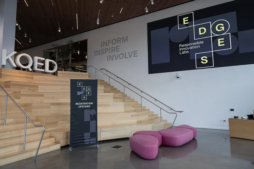 We were honored to produce a recent event for Responsible Innovation Labs at @kqed in San Francisco! 

From start to finish, the KQED team was outstanding &mdash; their A/V staff delivered flawless production and their entire team made every detail s