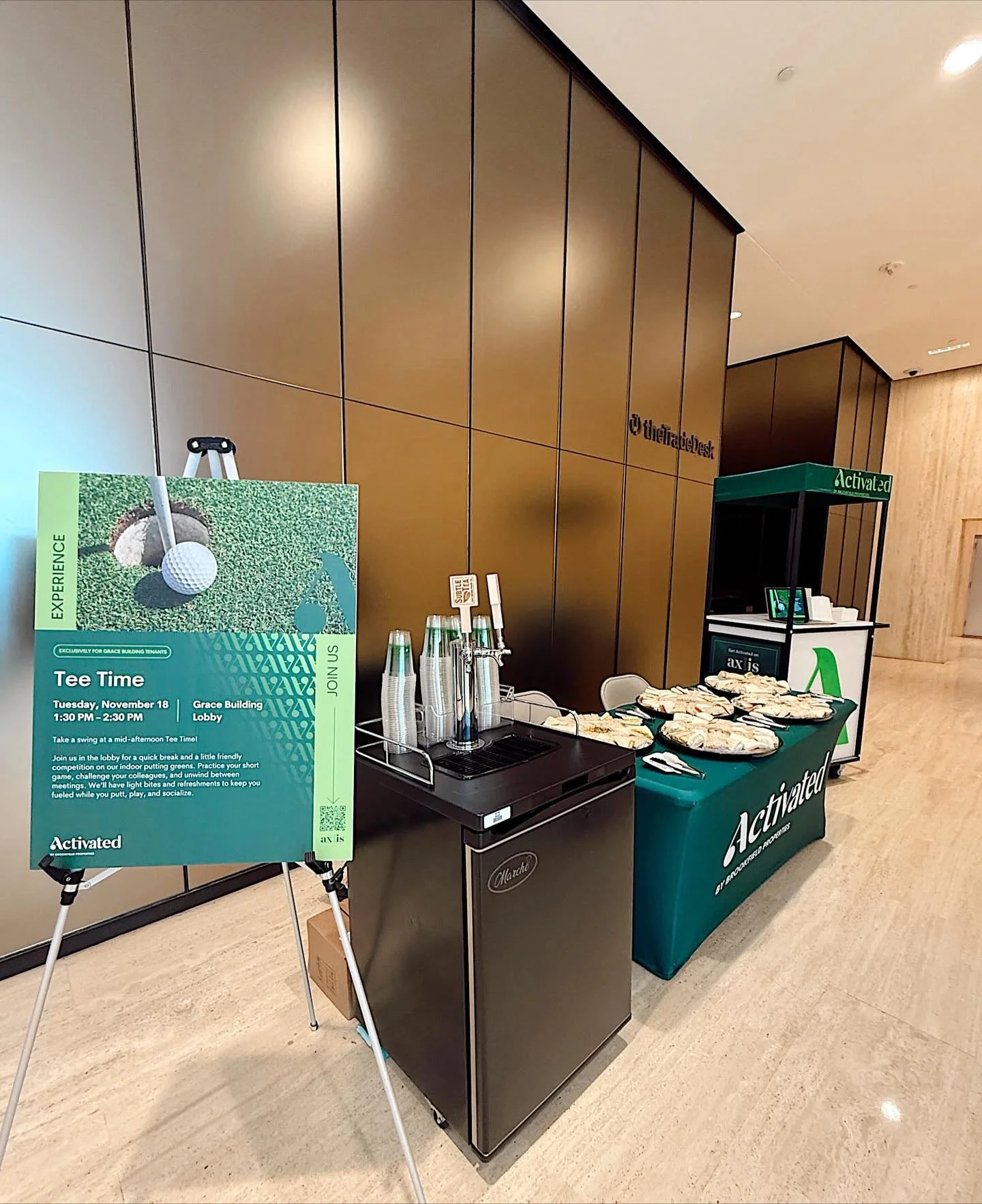 Bringing tenants together, one putt at a time ⛳️💫 We love partnering with New Stand &amp; CBRE each month to bring unique, fun, tenant-driven pop-ups to @brookfieldproperties across NYC &mdash; all to spark connection and boost engagement on their b
