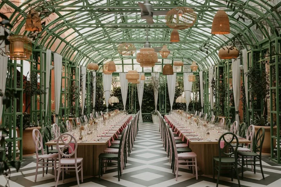 When a space is already beautiful, our role is to enhance it, not overpower it.

For this dinner, we brought the brand to life through custom-painted chairs, thoughtfully designed menus, and minimal d&eacute;cor that complemented the environment rath