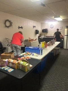 Monthly Food Handout Packing