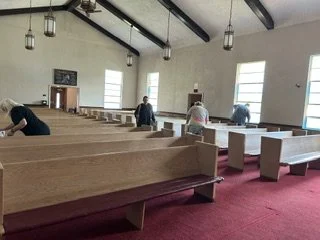 Work/Cleaning Day...many hands working together