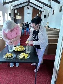 Women's Group Making Lemonade Game