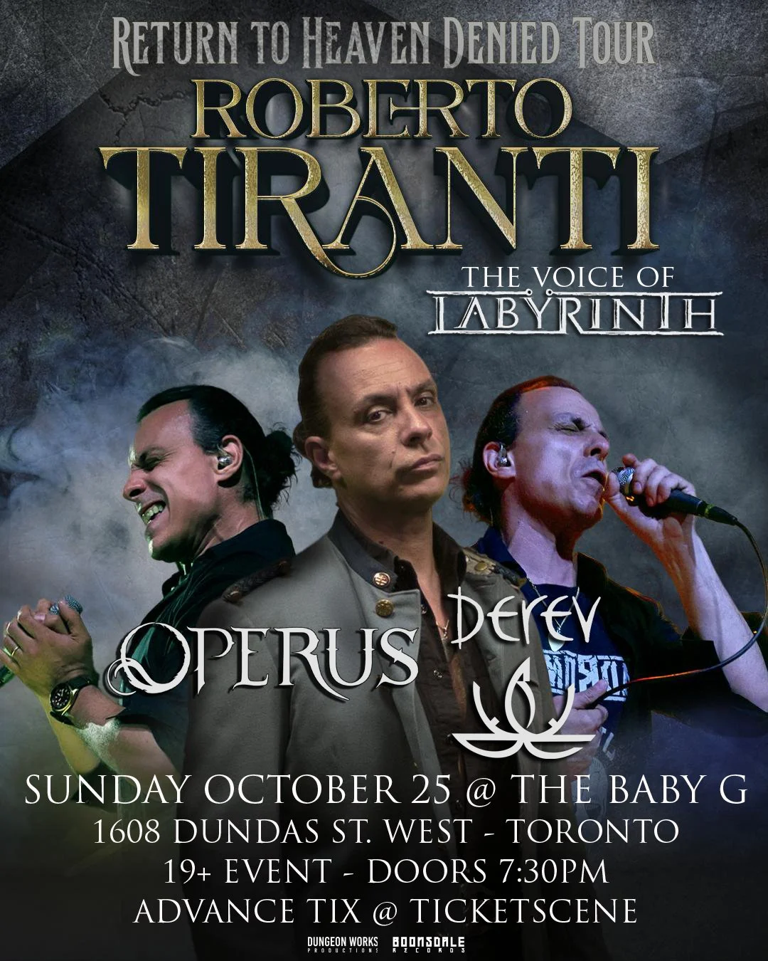10/25 Derev - Live at The Baby G Supporting Roberto Tiranti. W/Operus