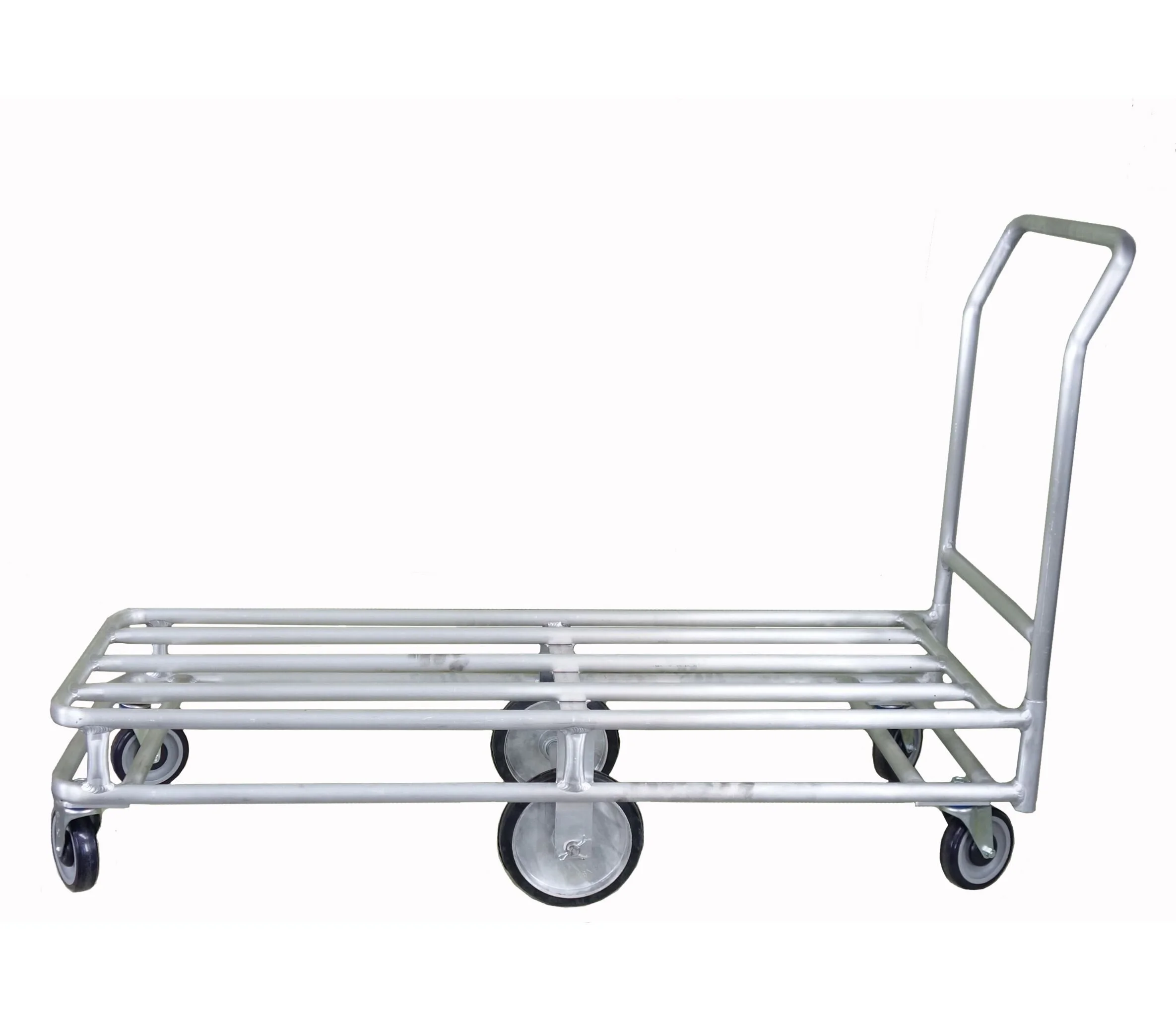 Cart With Horizontal Rods Horizontal Wheel Carts — Honeyman Aluminum Incorporated