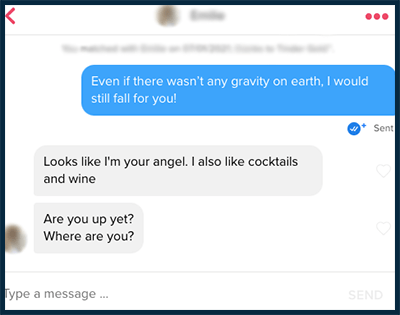 75 Cheesiest Pick Up Lines For Tinder (2022 Update!) — Zirby