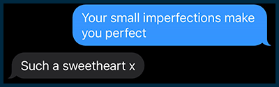 adorable SMS line screenshot