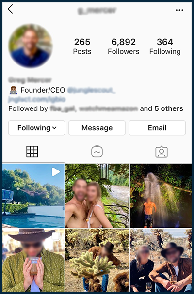 Another attractive Instagram example