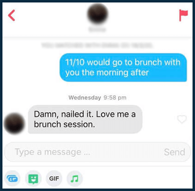 Playful Tinder opener