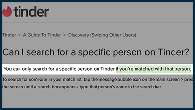Search tinder Tinder Profile