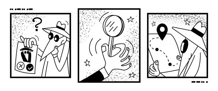 Searching on Tinder Graphic