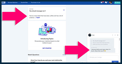 An OkCupid Bio so good that Women Message First