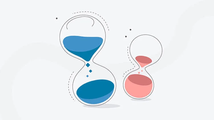 Humble Brag Story Graphic of Two Hour Glasses
