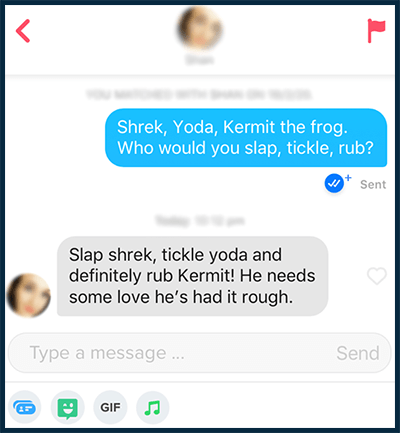 Introduction lines for tinder