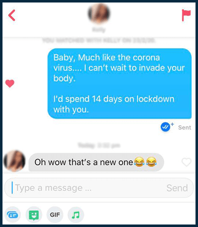 First lines tinder What to