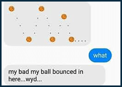 Example of another ball DM slide
