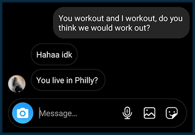 Example of workout opener