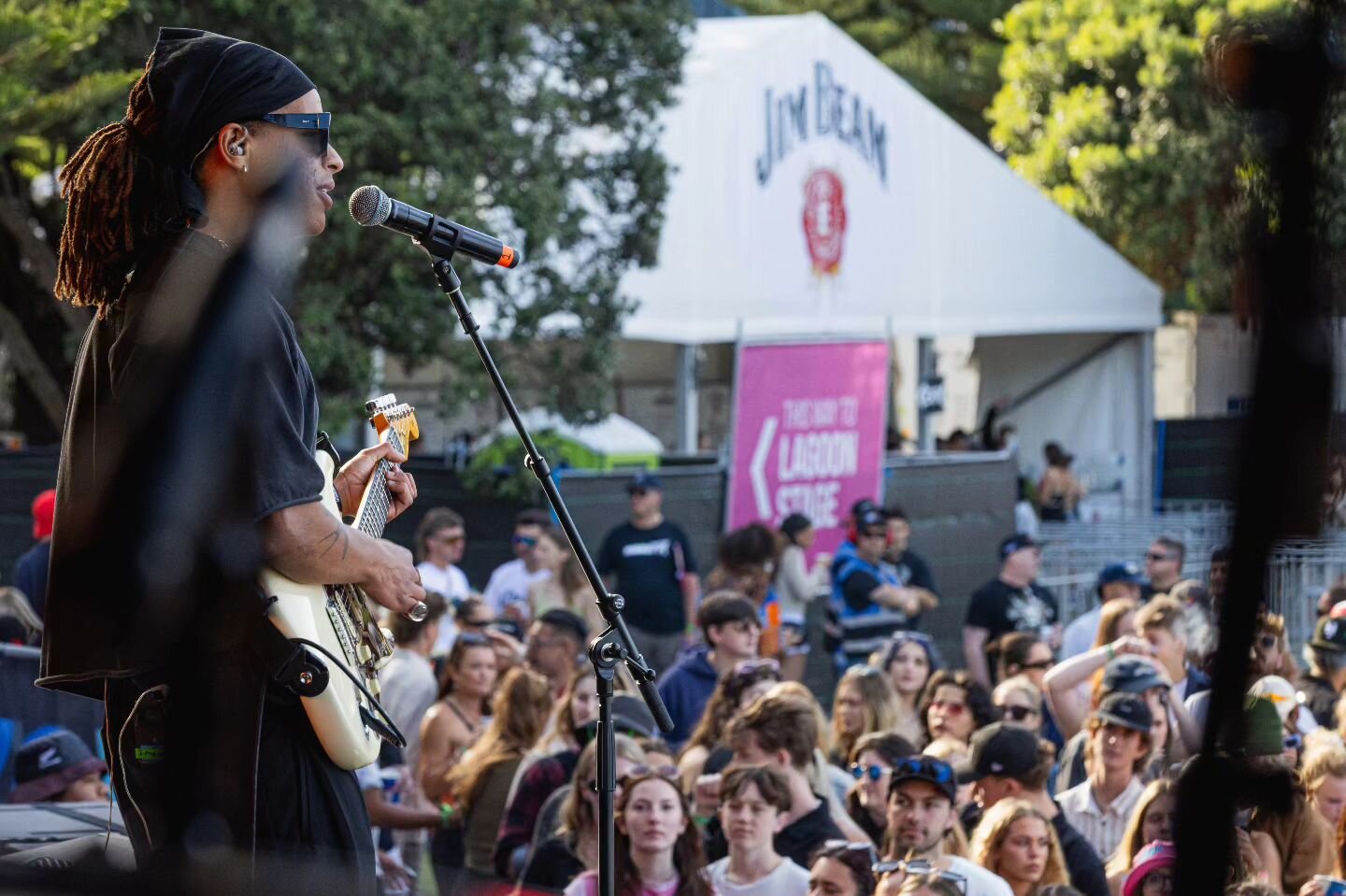 Second and final album of highlights and crowd shots from the city stage at Jim Beam Homegrown 2024 last Saturday. Which featured a number of kiwi music icon's including @bicrunga who has had songs featured in a number of movies including the 90's cu