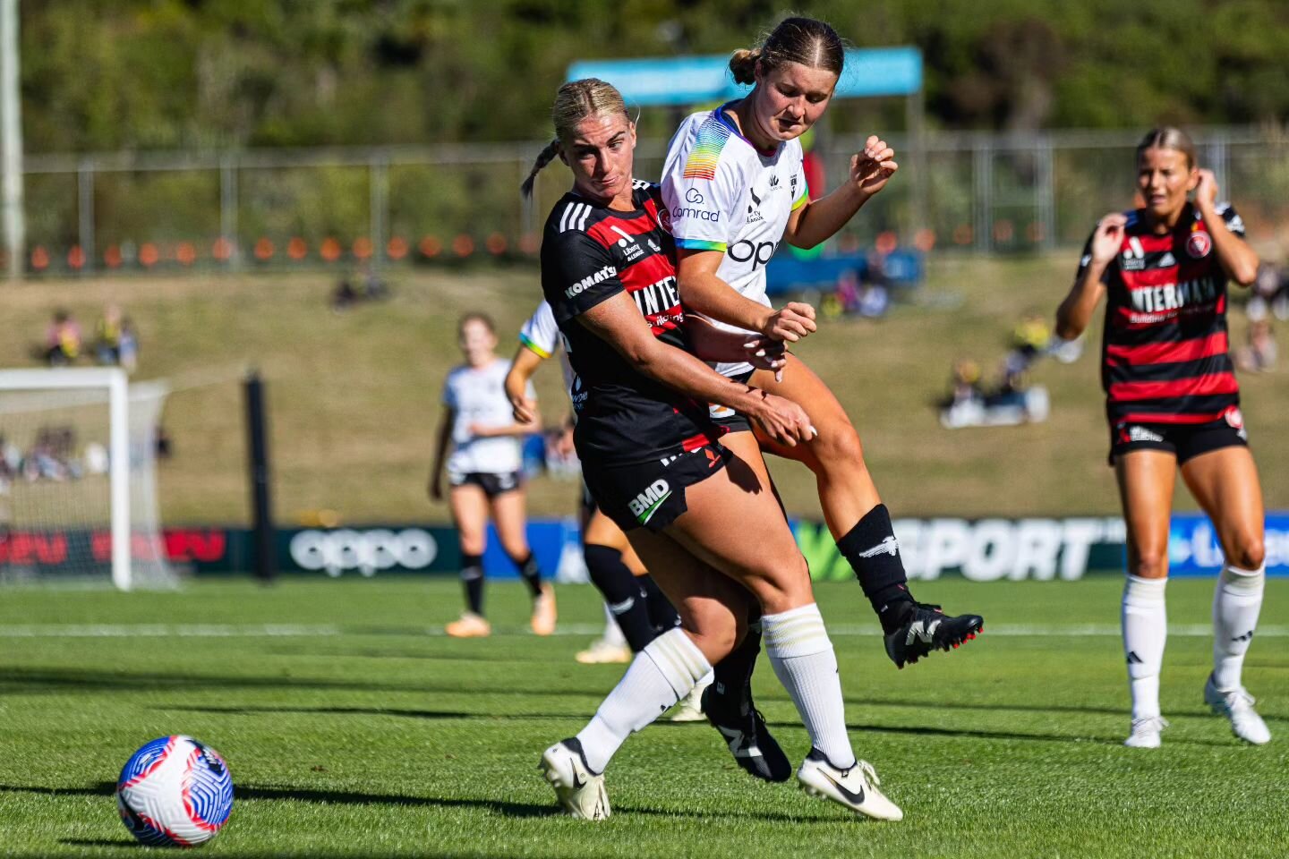 Photo highlights from yesterday's final round of the Liberty A-League season as the Wellington Phoenix retained the Sister City Cup after a comprehensive 2-0 victory against Western Sydney Wanderers at Porirua Park on an ever changing Saturday aftern