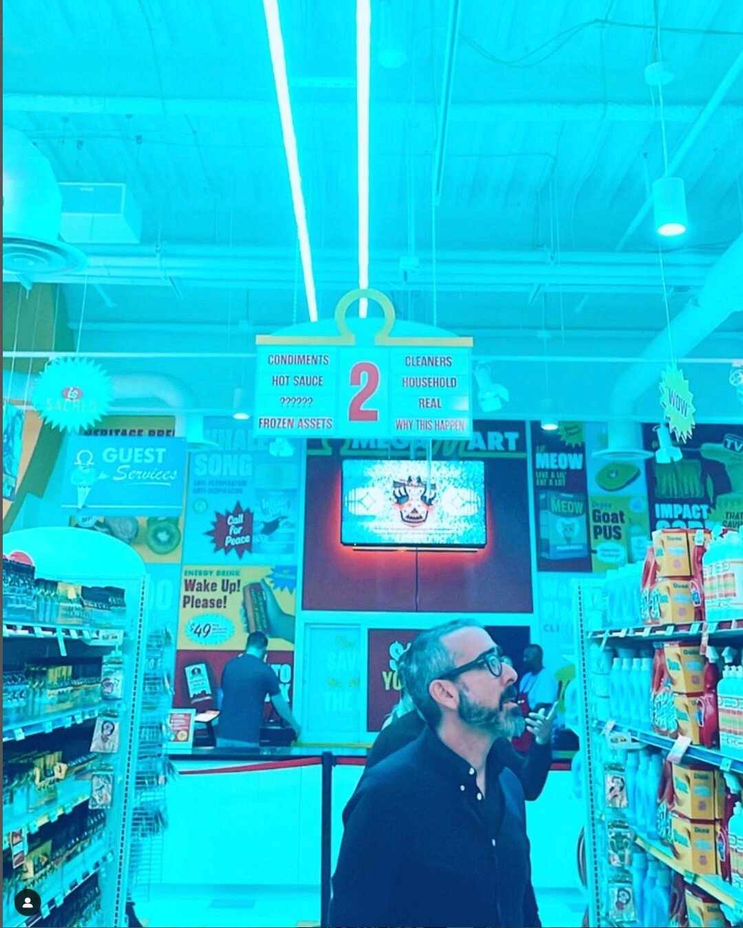 All out of condiments, hot sauce, and frozen assets. Good thing there's an aisle for that.

#meowwolf #interactiveart #omegamart #vegas #adamgreener #adamg #agreener